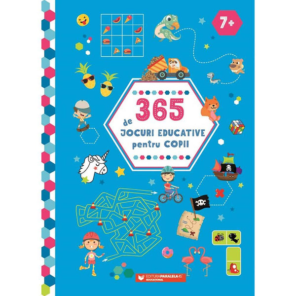 365 de jocuri educative pentru copii (7 ani +) - Ballon Media - Delumani - Magazin Online Romanesc 
