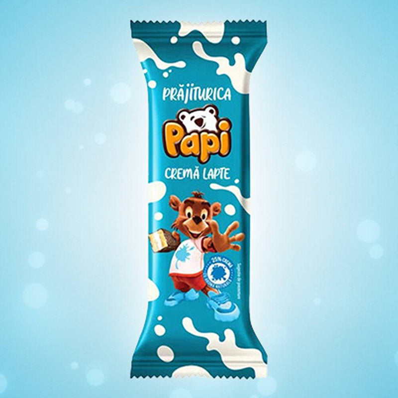 Prajiturica Papi cu crema de lapte - Delumani - Magazin Online Romanesc 