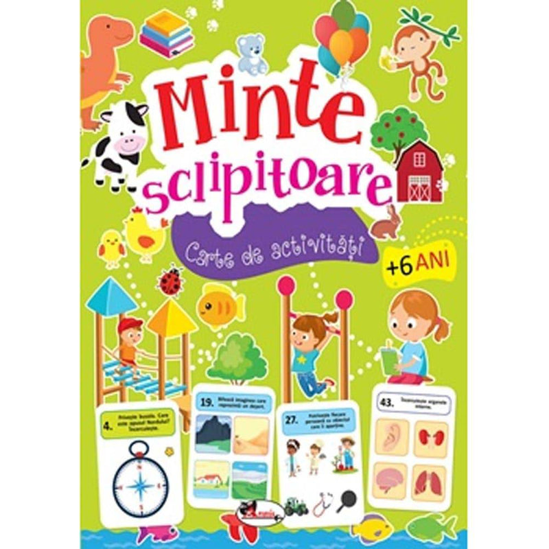 Minte sclipitoare. Carte de activitati +6 ani - Dreamland Publications